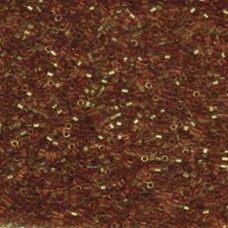 Delica Bead Dk Topaz Gld Luster Hex Cut/ 100 Gm (DBC0121)