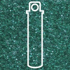 Delica Bead Sprkl Teal Ln Crys Hx Cut-aprx 7.2 Gm (DBC0918)