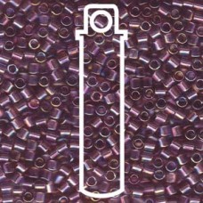 Delica 8/0 Tr Smoky Amethyst Ab -aprx 6.8gm (DBL-0173) Delica 8/0 Tr Smoky Amethyst Ab -aprx 6.8gm (DBL-0173)