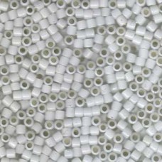 Delica Beads 8/0 Gilt Lined White Opal 100 Gram (DBL-0221) Delica Beads 8/0 Gilt Lined White Opal 100 Gram (DBL-0221)