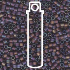 Delica 8/0 Matte Tr Mauve Ab -aprx 6.8gm (DBL-0869) Delica 8/0 Matte Tr Mauve Ab -aprx 6.8gm (DBL-0869)