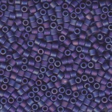 Delica 8/0 Matte Op Cobalt Ab -50gm (DBL-0880) Delica 8/0 Matte Op Cobalt Ab -50gm (DBL-0880)