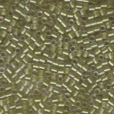 Delica 8/0 Spkl Yellow Green Lined Crystal-50gm (DBL-0910) Delica 8/0 Spkl Yellow Green Lined Crystal-50gm (DBL-0910)