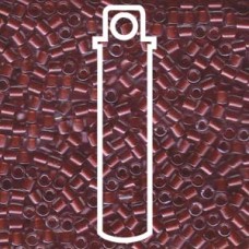 Delica 8/0 Spkl Cranberry Lined Crystal -aprx 6.8gm (DBL-0924) Delica 8/0 Spkl Cranberry Lined Crystal -aprx 6.8gm (DBL-0924)