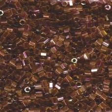 Hex Cut Delica 8/0 Lt Brown Ab 50 Gram Bag (DBLC-0122-50)