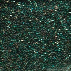 15/0 Delica Hex Cut Metallic Green 50 Grams (DBSC-0024)