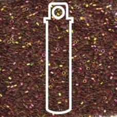 15/0 Delica Gold Red -luster Hex Cut-apx 7gm (DBSC-0103)