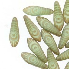 Dagger 5x16mm Turq Opl Lsr Eye Matt 25bd/st 6st/bg