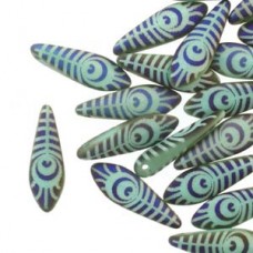 Dagger 5x16mm Grn Turq Matt Eye 25bd/st 6st/bg