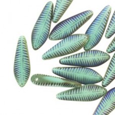 Dagger 5x16mm Grn Turq Matt Feather 25bd/st 6st/bg