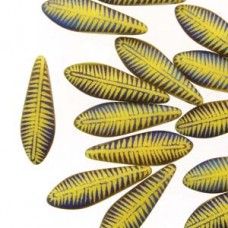 Dagger 5x16mm Ylw Opq Lsr Mt Feather 25bd/st 6st/bg