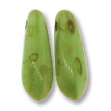 Dagger 3x11mm Opaq Green Picasso 50bds/st- 6st/bg