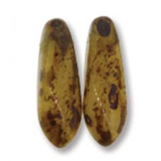 Dagger 3x11mm Opaq Yellow Picasso 50bds/st-6st/bg