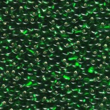 Drop Bd (3.4mm) Miyuki 250gm Trans Silver Lined Light Green (16)