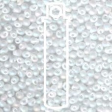 Miyuki Drop 3.4mm Matte Trans Crys Ab- 25gm (131FR)