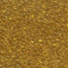 Drop Bd (3.4mm) Japanese 250gm Transparent Light Amber (132)
