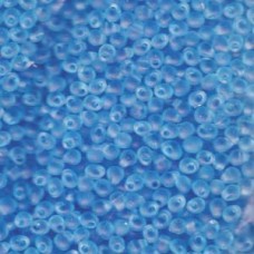 Drop 3.4mm Matte Tr Aqua Miyuki 250 Gram Bag (148F)