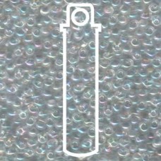 Miyuki Drop 3.4mm Trans Crystal Ab - 25gm (250)