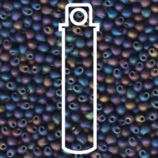 Miyuki Drop 3.4mm Matte Black Ab - 25gm (401FR)