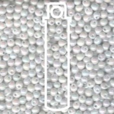 Miyuki Drop 3.4mm Opaque White Ab - 25gm (471)