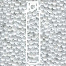 Miyuki Drop 3.4mm White Ceylon - 25gm (528)