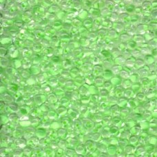 Drop Bd (3.4mm) Miyuki 250gm Mint Green-lined Crystal (F10)