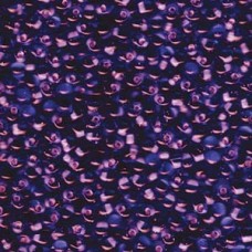 Drop 3.4mm Raspberry Lined Sapphire Miyuki 250 Gram Bag (F30)
