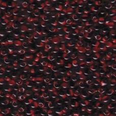 Drop 3.4mm Red Lined Dk Topaz Miyuki 250 Gram Bag (F34)