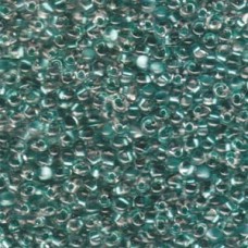 Drop 3.4mm Spkl Aqua Green Lined Crystal Miyuki 250 Gram Bag (F38)