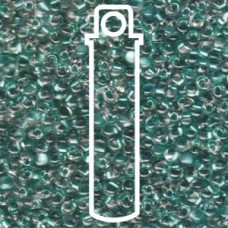 Miyuki Drop 3.4mm Spkl Aqua Grn Lnd Crystal- 25gm (F38)