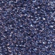 Drop 3.4mm Spkl Blue Lined Crystal Miyuki 250 Gram Bag (F39)