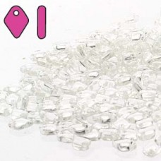 Dragon Scale Bead 1.5x5mm 50 Gm Crystal