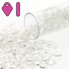 Dragon Scale Bead 1.5x5mm Crystal -9.5gm/tb