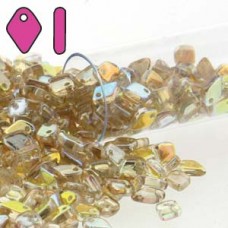 Dragon Scale Bead 1.5x5mm Cry/lemon Rainbow-9.5gm/tb