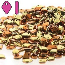 Dragon Scale Bead 1.5x5mm 50 Gm California Gold Rush
