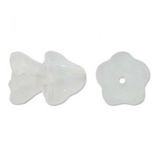 Flower 11x13mm Crys Matte Ab 50bd/st 6st/bg