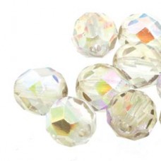 Fire Polish 4mm Crystal Lemon Rainbow-40 Bds/st 10st/bg