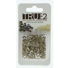 Fire Polish True 2mm Etch Full Amber Apprx 2gm