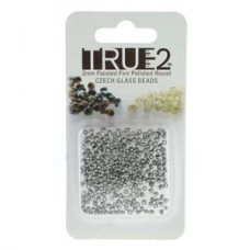 Fire Polish True 2mm Etch Full Chrome Apprx 2gm