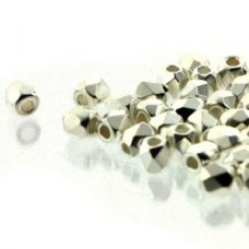 Fire Polish True 2mm 999 Fine Silver Plt 600 Pcs/bg