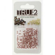 Fire Polish True 2mm Lt Amy Copper Ld Rnbw Aprx 2gm