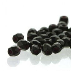 Fire Polish True 2mm Jet -600 Pcs/bg-loose