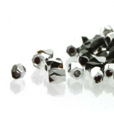 Fire Polish True 2mm Jet Labrador-600 Pcs/bg-loose