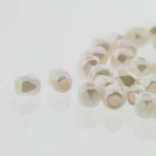 Fire Polish True 2mm Pastel White 600pc/bg