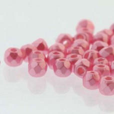 Fire Polish True 2mm Pastel Pink 600 Pc/bg