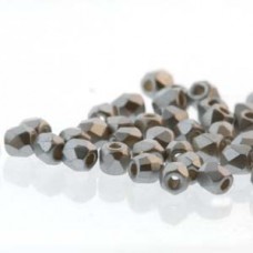 Fire Polish True 2mm Pastel Lt Grey 600 Pc/bg