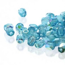 Fire Polish True 2mm Aqua Ab-600 Pcs/bg-loose