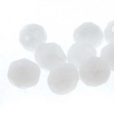 4mm Round White Alabaster Apprx 38 Bead Per Strand