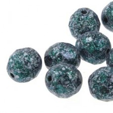 Fire Polish 4mm Tweedy Yellow 40 Bds/st 10st/bg