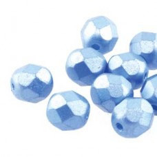 Fire Polish 4mm Pastel Turquois 38 Bds/st-6st/bg